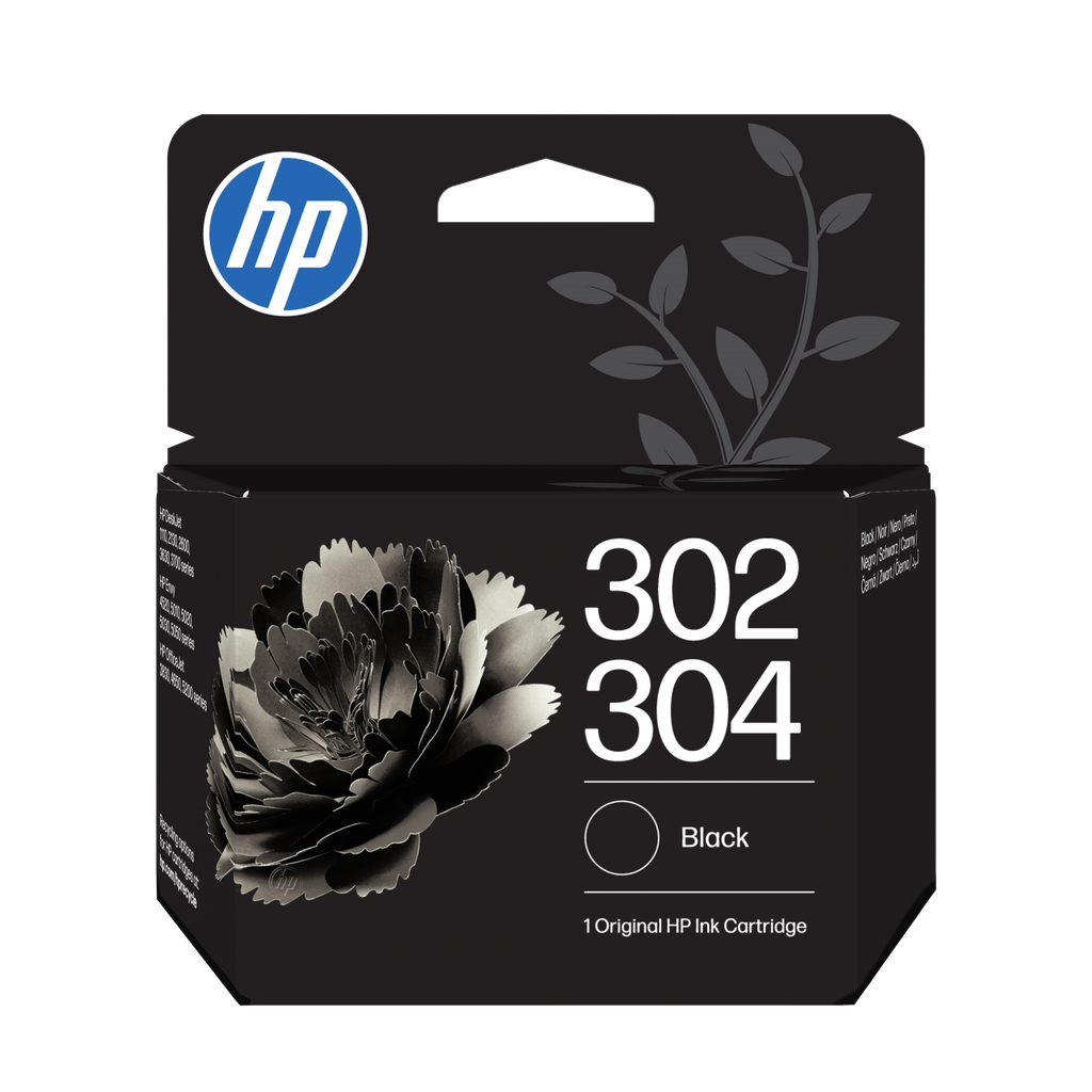 Tinta HP 302 304 original B7RT7AE negra