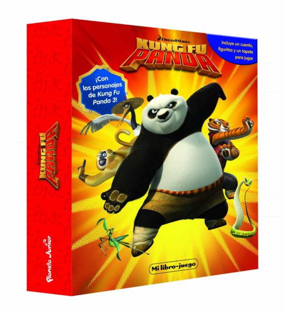 Kung fu panda: mi libro-juego (incluey un tablero y figuras para jugar)