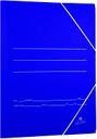 [1085] Carpeta gomas Fº 3 solapas carton azul