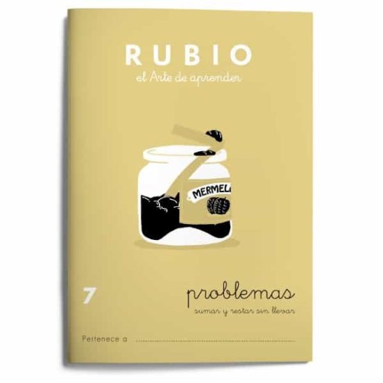Problemas rubio 7. Ejercicios para sumar y restar sin llevar +6a