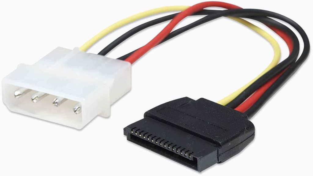 Cable energia SATA 4P Molex / 15P Sata 16cm