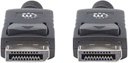 CABLE DISPLAY PORT M/M 2M NEGRO MANHATTAN