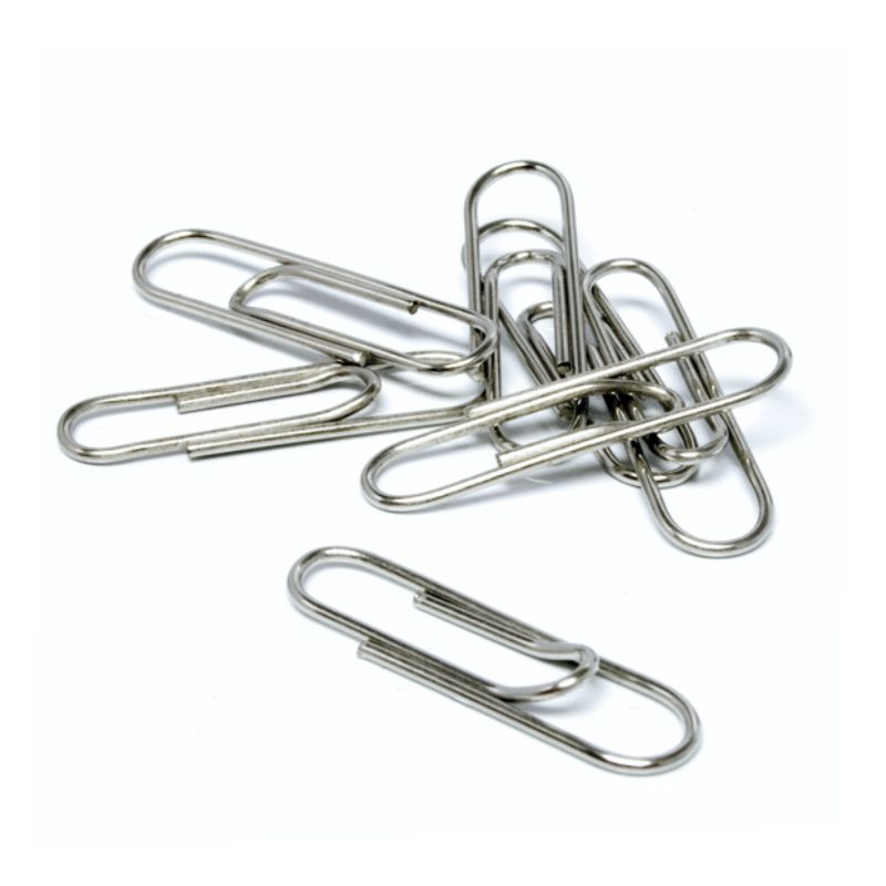 Clips nº2 32mm niquelados 100uds Apli