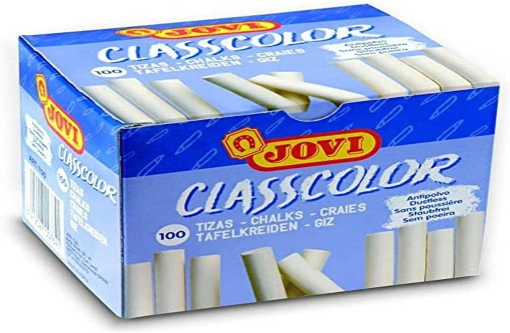 TIZAS BLANCAS ANTIPOLVO 100UDS JOVI