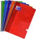 [100430171] Cuaderno esprial 4X4 Fº 90g 80h T/B colores surtidos Oxford