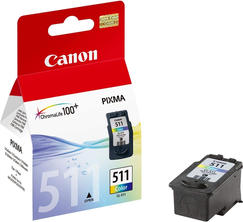 TINTA CANON CL-511 ORIGINAL TRICOLOR