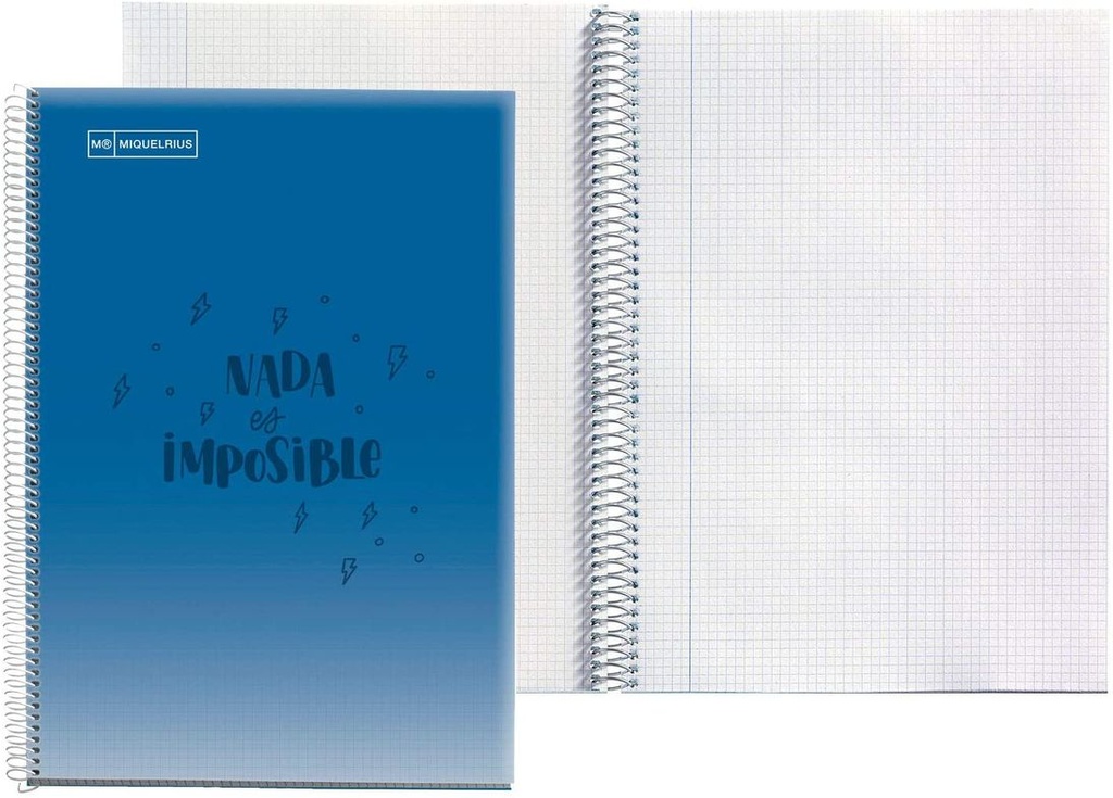 Cuaderno espiral 4x4 fº 90g 80h t/p