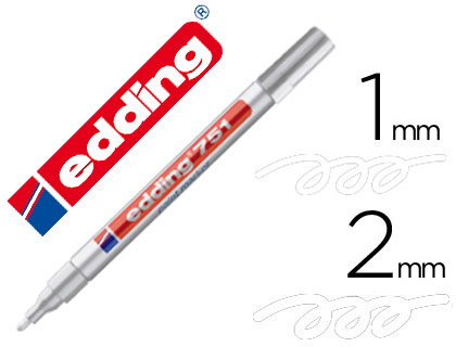 MARCADOR PERMANENTE 751 BLANCO EDDING
