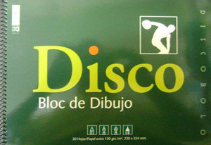 BLOC DIBUJO Fº DISCO 170 S/REC ESPIRAL