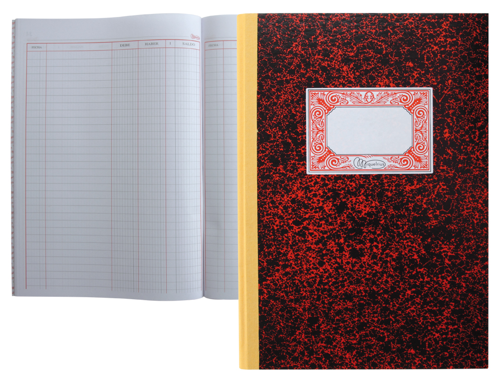 CUADERNO CUENTAS CTES Fº NATURAL 100H CARTONE