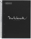 [MR46045] Cuaderno espiral 5x5 A4 90g 80h 1B T/D microperforado Emotions MR (NEGRO)