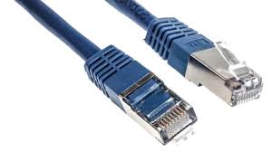 Cable RJ-45 C6 FTP 0,5m azul Cablexpert