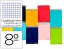 [BQ03] CUADERNO ESPIRAL 4X4 8º 80H 60GR LIDERPAPEL