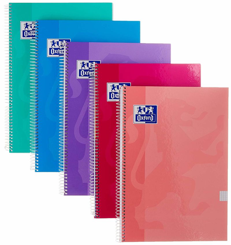 CUADERNO ESPIRAL 4X4 Fº80H 90GR T/B OXFORD