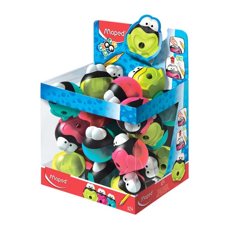 SACAPUNTAS CROC CROC 2O DEPOSITO BLISTER