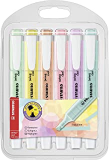 Marcador Fluorescente Swing Cool pastel 6ud STABILO