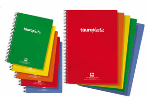 Cuaderno espiral 4X4 Fº 90g 80h T/P Tauroplastic