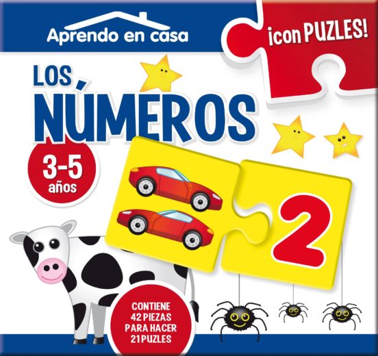 Puzles  educativos 3/5 numeros (2 piezas)