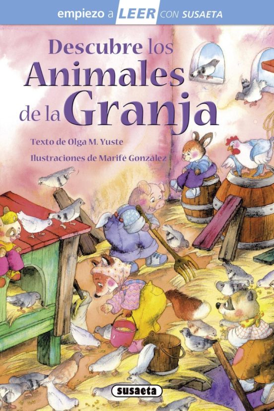 Descubre los animales de la granja empiezo a leer 6-7 años letra ligada