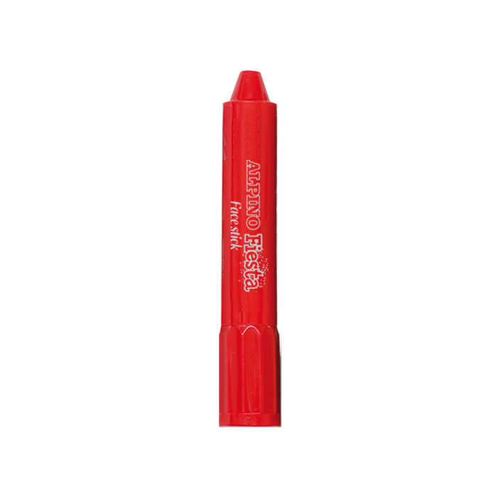 Maquillaje Face Stick Rojo Niños y Adultos Lavable con Aplicador Alpino