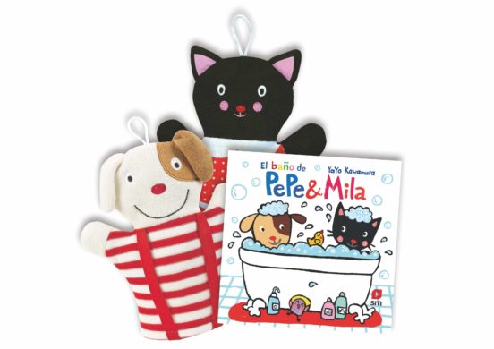 Pack de el baño de pepe u0026 mila + manoplas