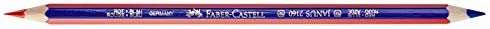 Lapiz bicolor 2160 hexagonal rojo/azul Faber Castell