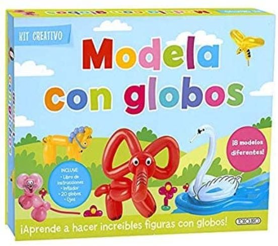 Modela con globos (kit creativo)