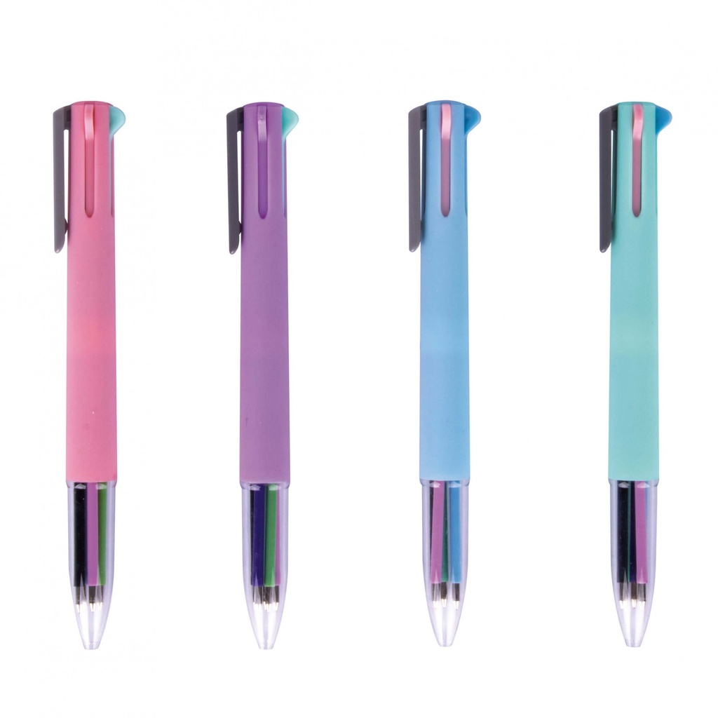 BOLIGRAFO 5 COLORES PASTEL APLI