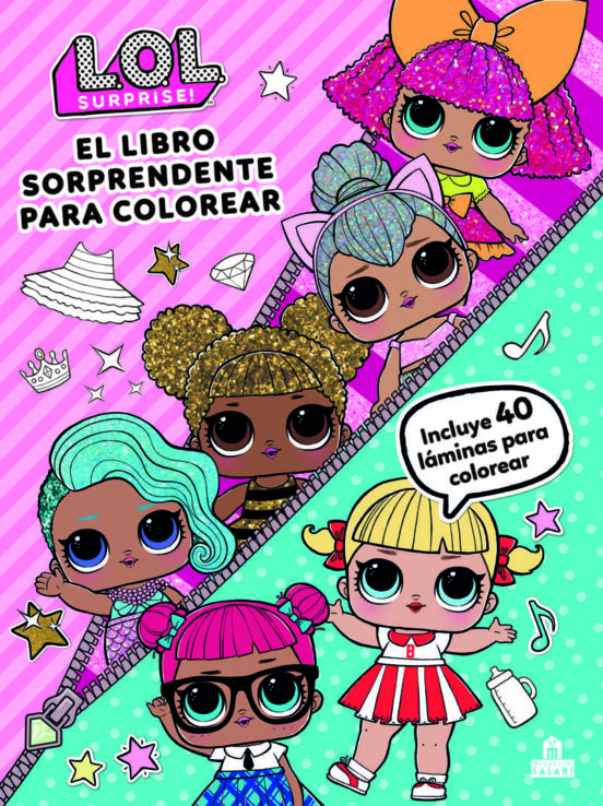 Lol surprise! el libro sorprendente para colorear (incluye 40 laminas para colorear)