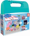 PUZZLE MALETA PROGRESIVOS PEPPA PIG 6-9-12-16