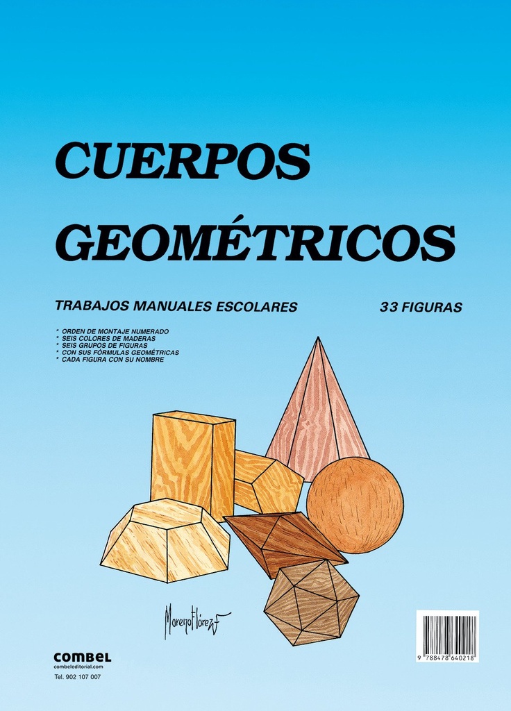 Cuerpos geometricos 33 figuras para montar ( 5 a 8 años )