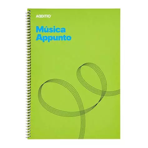 CUADERNO MUSICA APPUNTO 9mm ADDITIO