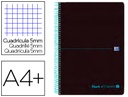 Cuaderno espiral 5X5 A4+ 90g 160h T/P 8B Ebook Oxford