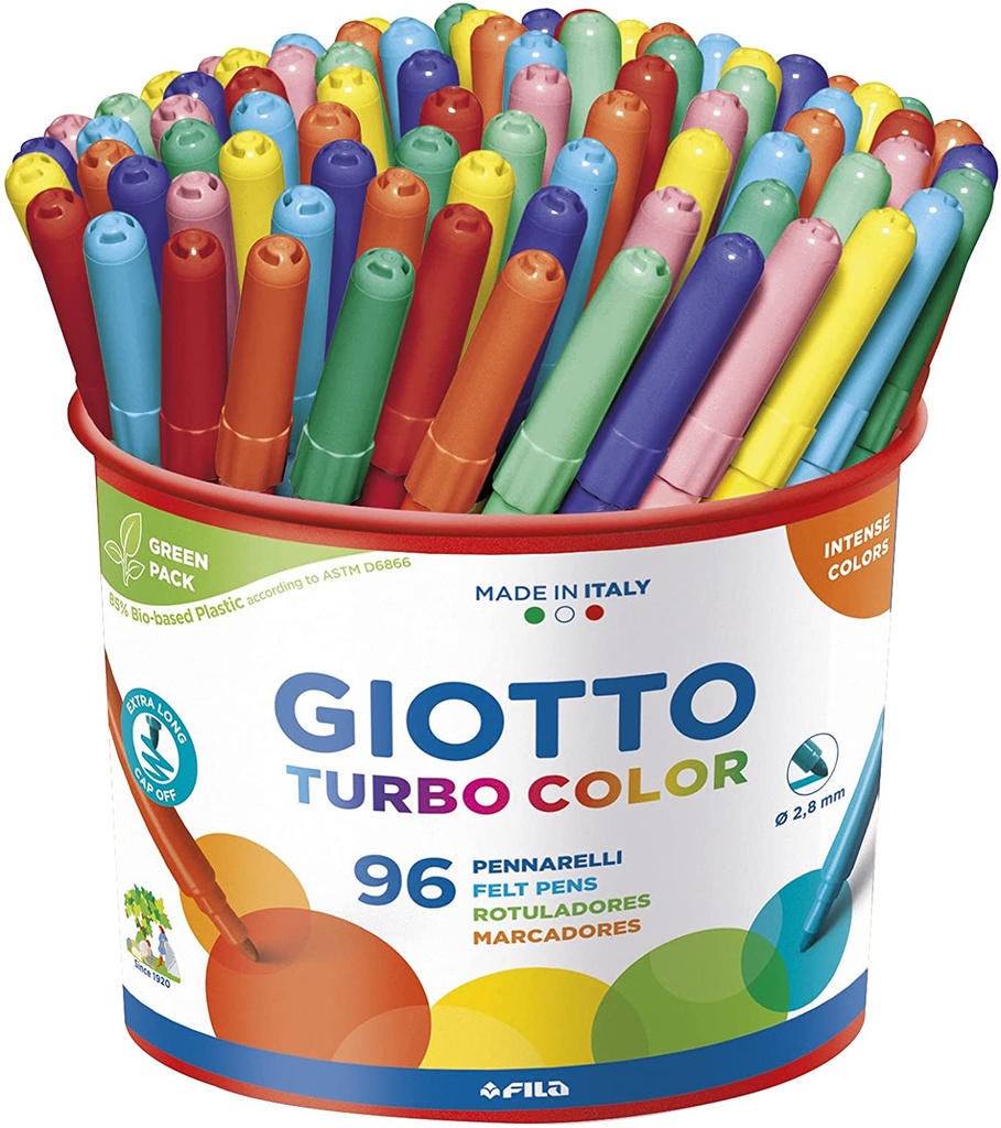 ROTULADORES GIOTTO 96UDS TURBO COLOR