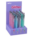 Bolígrafo metal Glitter Apli