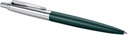 Bolígrafo Jotter XL, adorno cromado, punta mediana, tinta azul, en estuche de regalo, color verde mate Greenwich Parker