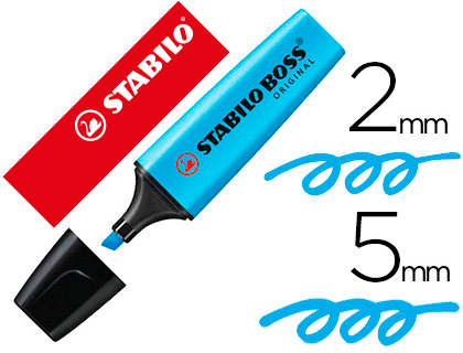 Marcador fluorescente boss stabilo