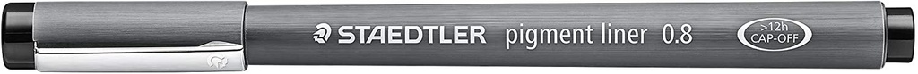 ROTULADOR CALIBRADO 0.8MM NEGRO STAEDLER