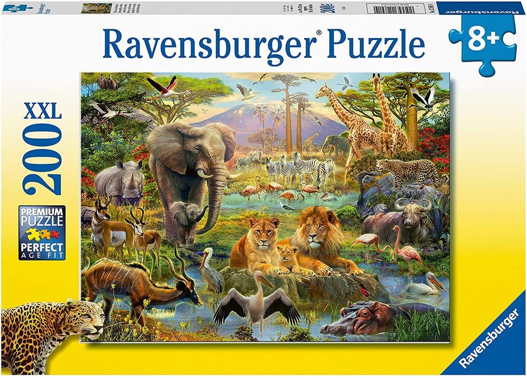 The Jungle Puzzle 200 Piezas XXL, Multicolor