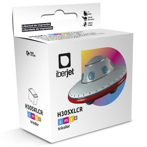 Tinta HP 305XL compatible tricolor