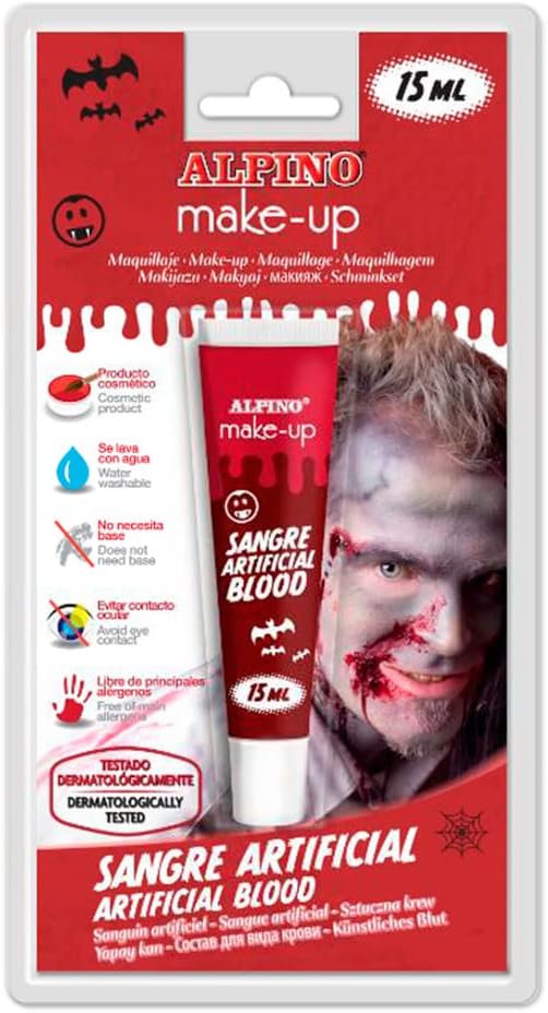 TUBO SANGRE ARTIFICIAL 15ML BLISTER ALPINO