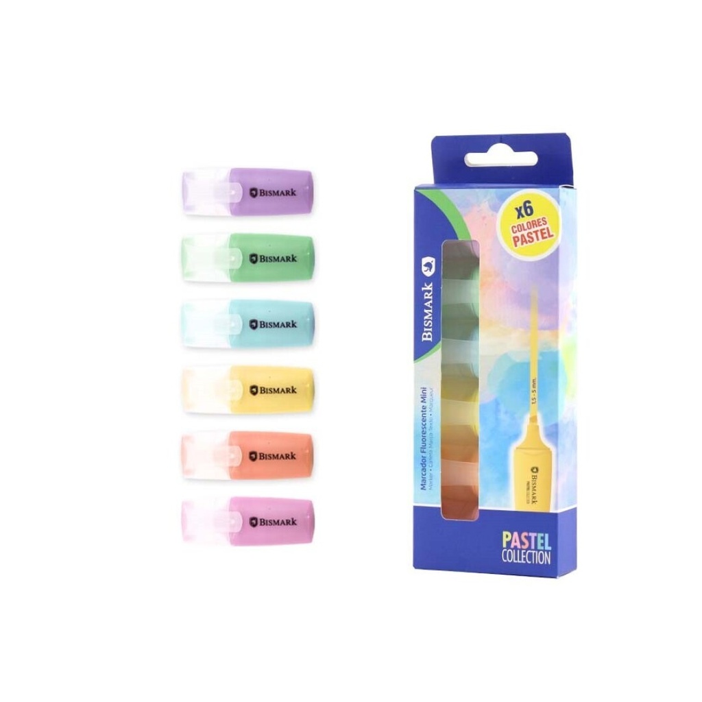 MARCADORES MINI PASTEL 6 UDS. B