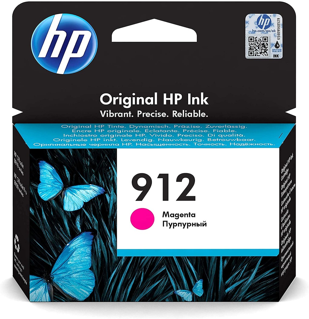 TINTA HP 912 ORIGINAL 3YL78AE#BGY MAGENTA