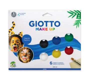 Pintura facial 6uds 5ml GIOTTO