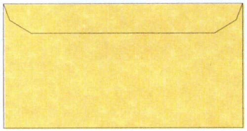 Envelopes 220X110mm 95GR golden parchment Apli