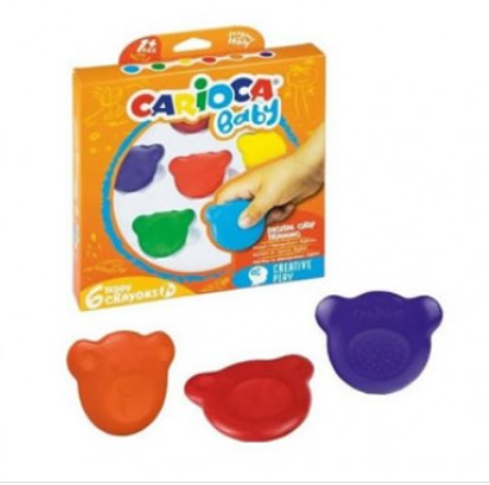 Ceras Teddy 6 Colores Carioca