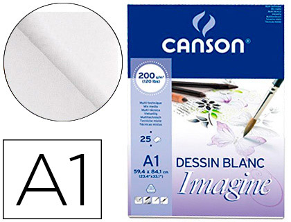 Bloc dibujo A1 200G 25H Imagine Canson