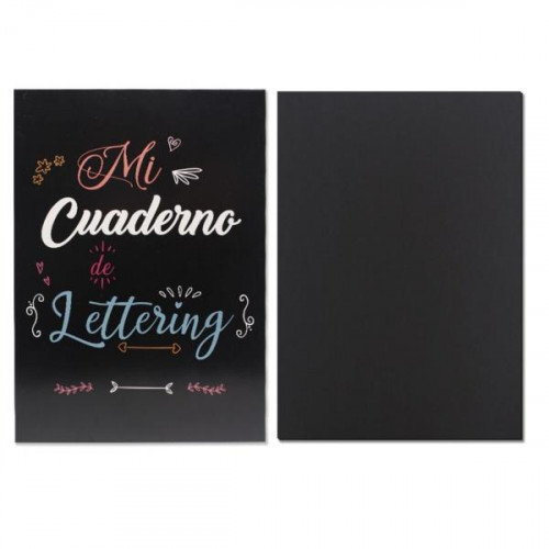 Cuaderno lettering A4 80G 50H Negras Bismark