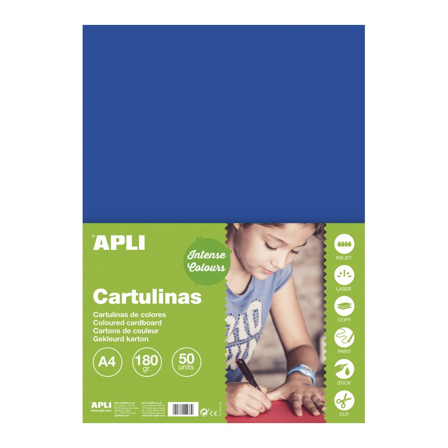 Cartulina A4 170G Apli