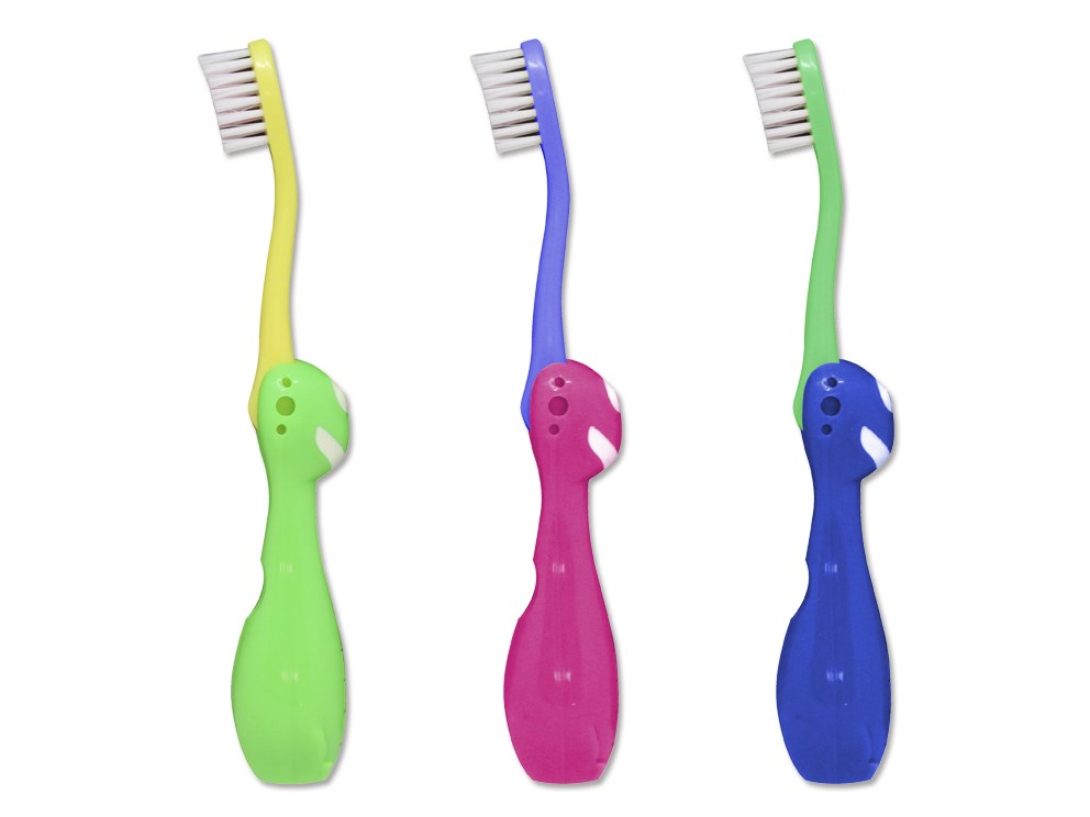 Children's folding travel toothbrush JUPITER